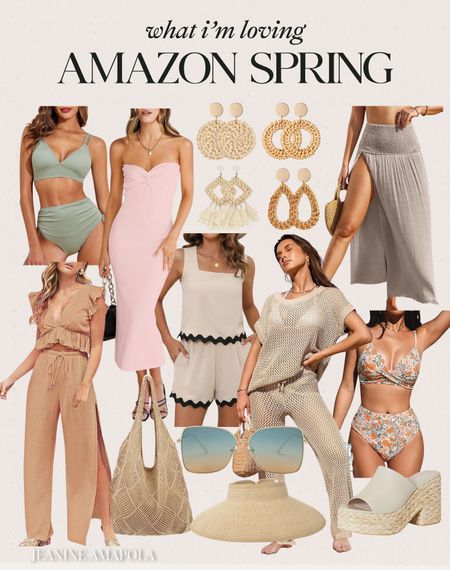 What I’m loving Amazon Spring 🙌🏻🙌🏻

Resortwear, spring break style, swimsuit, earrings, sandals, spring dress, coverup, sunglasses, straw bag

#LTKtravel #LTKstyletip #LTKSeasonal