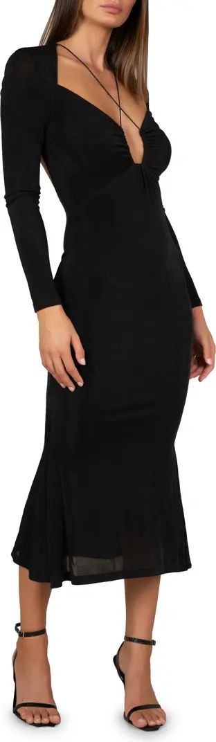 Collection Engracia Long Sleeve Body-Con Cocktail Dress | Nordstrom