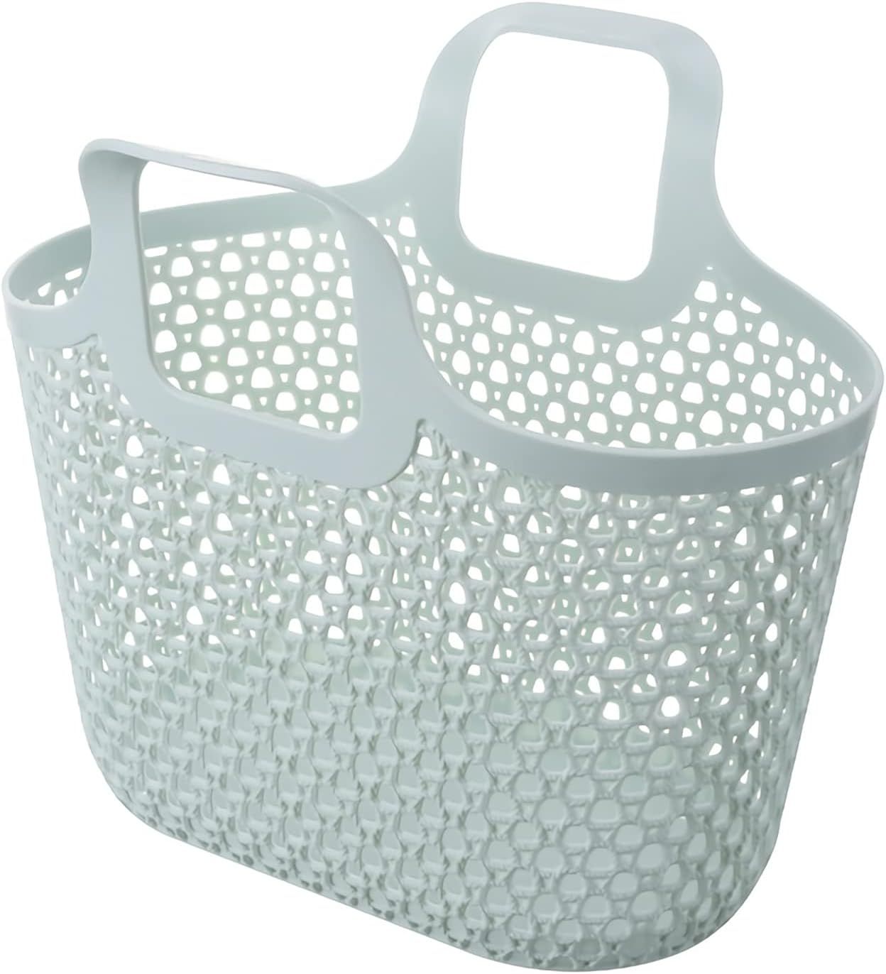 Portable Shower Caddy Tote Flexible Plastic Storage Basket with Handles Organizer Bin for Bathroom,  | Amazon (US)