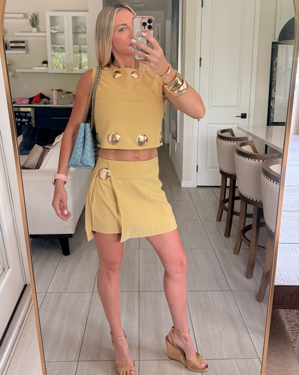 New fav set from Commense! 

The oversized gold hardware turns a simple top and skirt into such a fun statement outfit, and I love pairing it with gold accessories to bring everything together. It also comes in other colors. Wearing size S.

Commense outfit, gold detail outfit, 2 piece set women, skort set, vacation dinner outfit, resort wear, girls night outfit, summer party outfit, matching set, feminine vacation style

#LTKootd #LTKSeasonal #LTKTravel