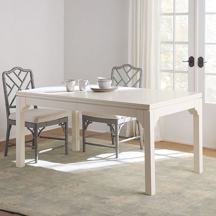 Saratoga Extendable Wood Dining Table for 6 to 8 | Ballard Designs, Inc.