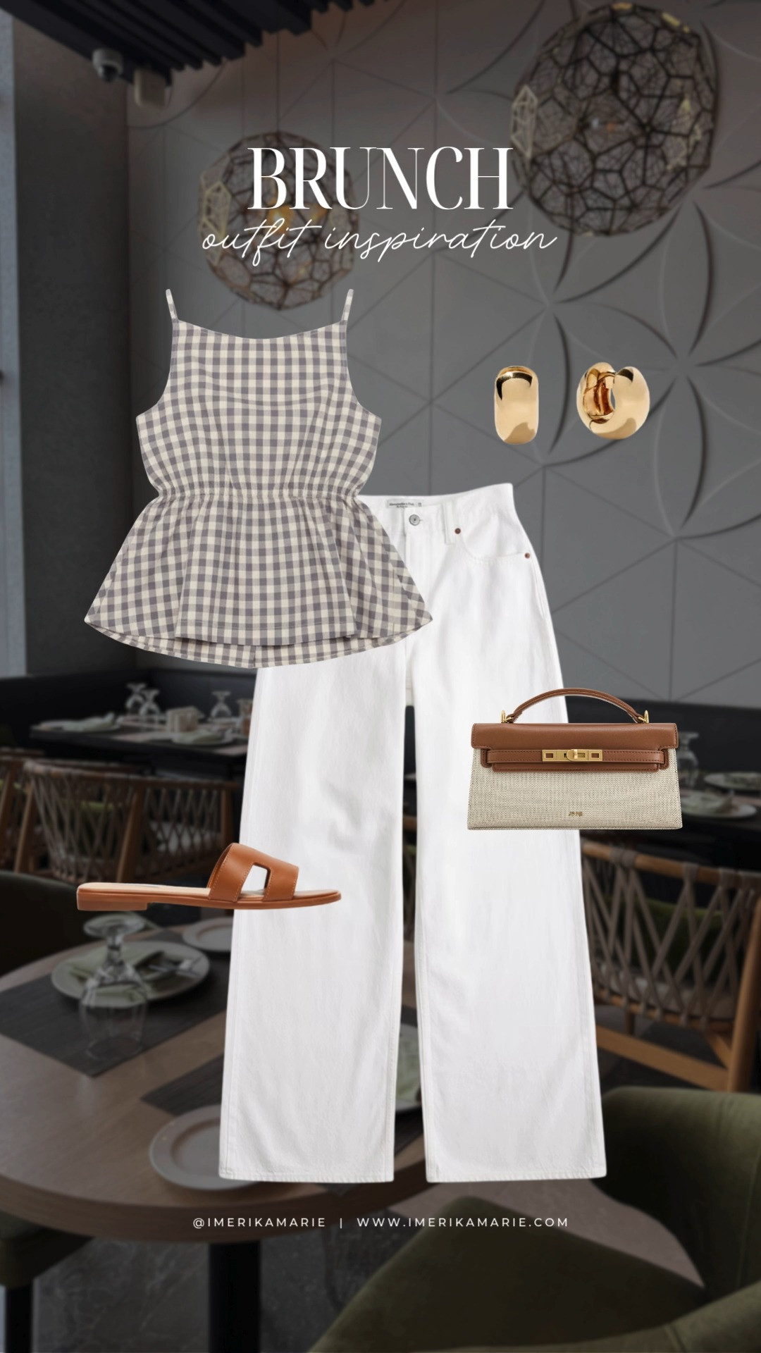 Brunch Outfit 🥞

gingham top, white jeans, and brown sandals 

 

#LTKootd #LTKSeasonal #LTKPetite