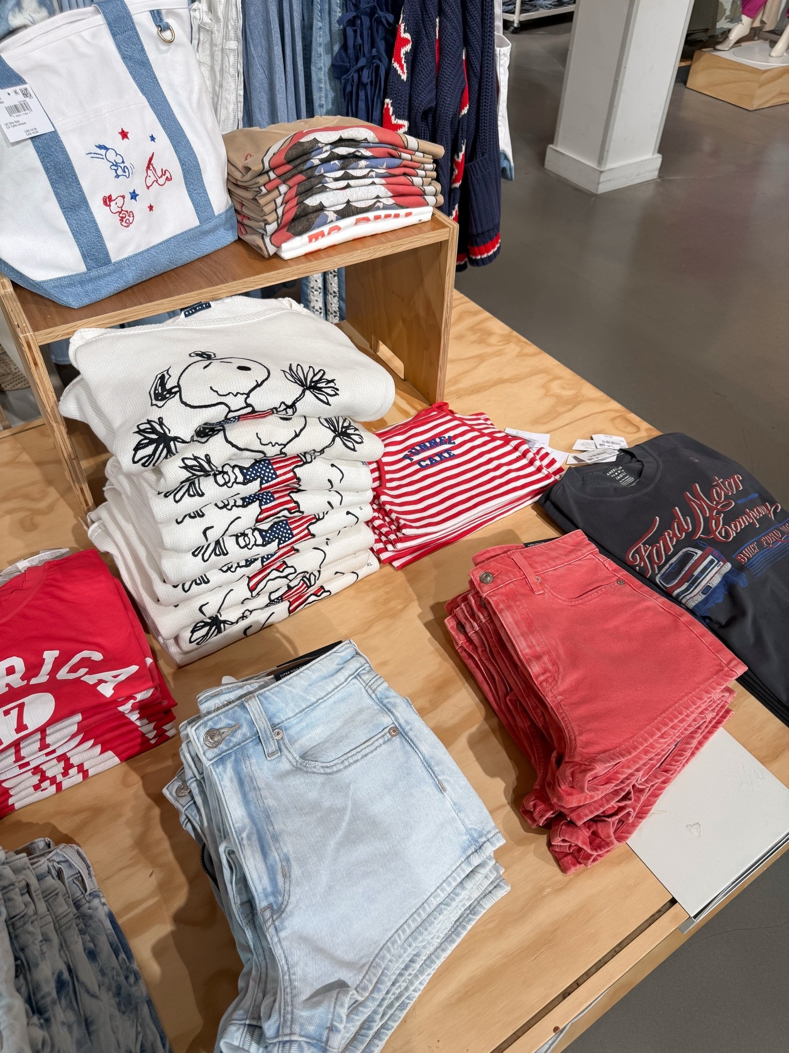 American Eagle Red, white and blue

#LTKSeasonal #LTKSaleAlert
