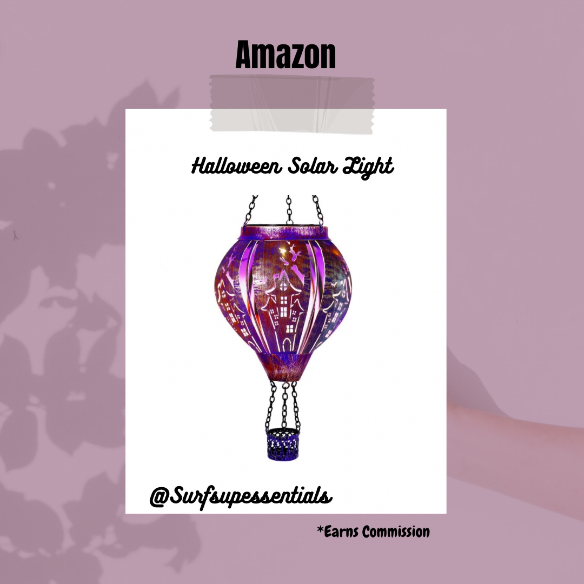 You will love how easy this solar lantern is to set up and how perfectly it lights up your outdoor space to give that perfect Halloween vibe. 
#halloweendecor 

#LTKSeasonal #LTKFindsUnder50 #LTKHalloween