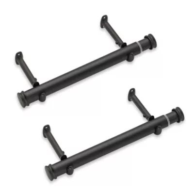 Cambria® Premier Complete 12 to 20-Inch Side Mount Curtain Rods in Brown (Set of 2) | Bed Bath &... | Bed Bath & Beyond