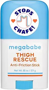 Megababe Thigh Rescue Anti-Chafe Stick Mini | Travel size, great for on-the-go | Prevents skin ch... | Amazon (US)