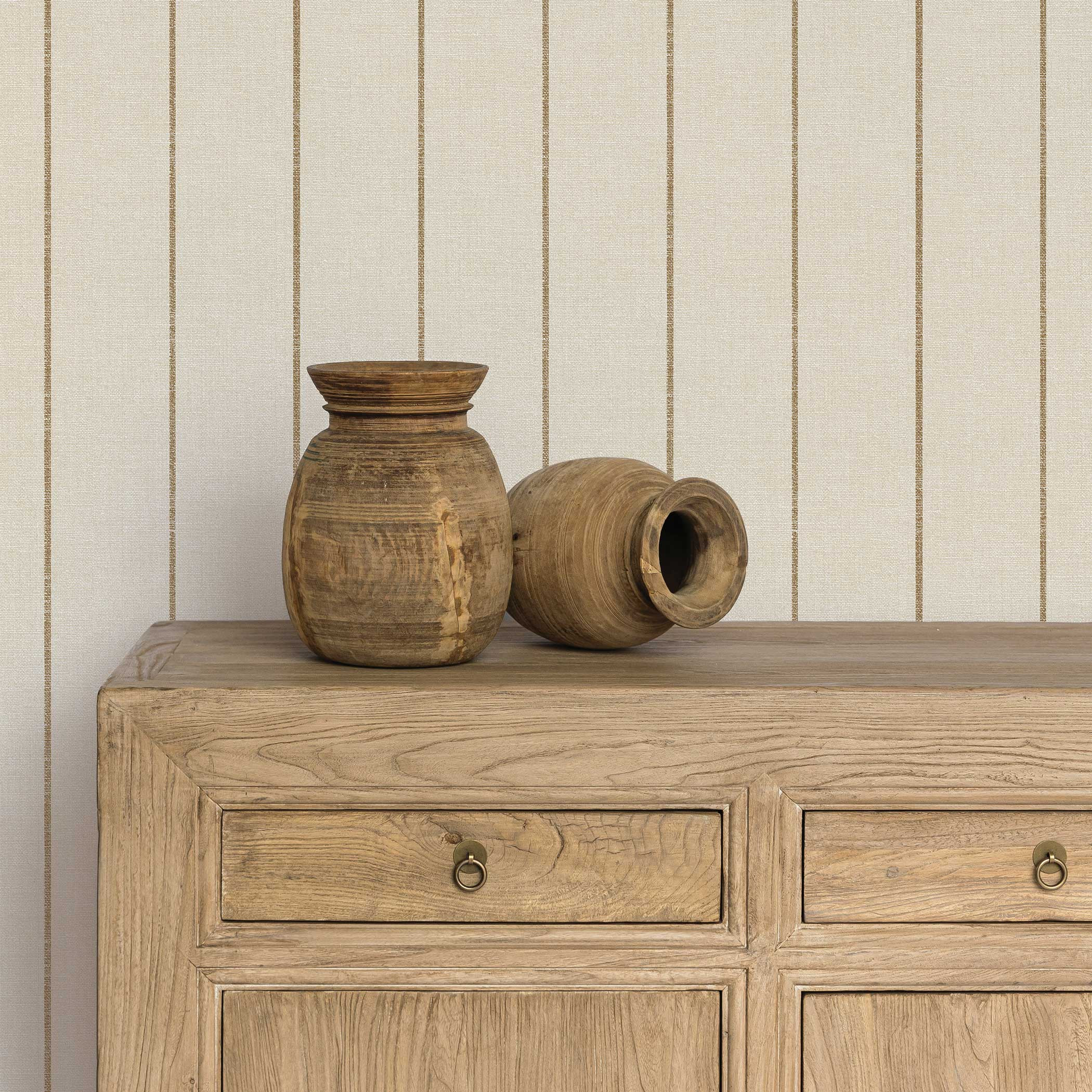 Bursa Stripe Textured Peel and Stick Wallpaper By Pure Salt | Tempaper