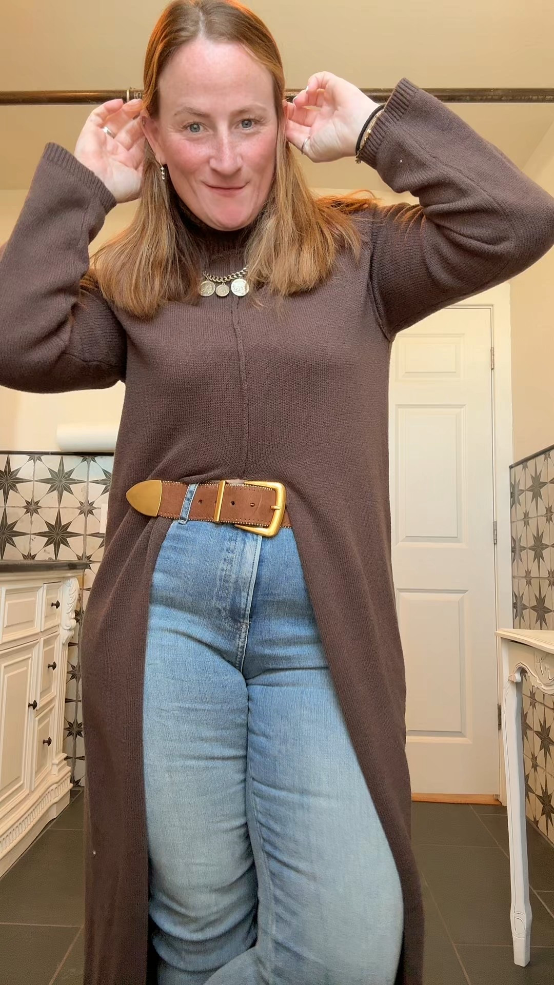 I have been utterly obsessed with chocolate brown this winter season. Give me all the browns. 

#LTKootd #LTKgrwm #LTKdayinmylife