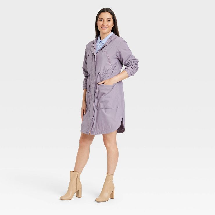 Women's Hooded Rain Coat - A New Day™ | Target