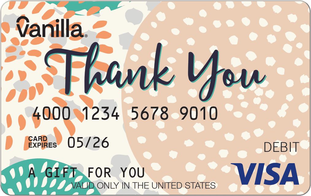 $25 Vanilla® Visa® Thank You eGift Card | Walmart (US)