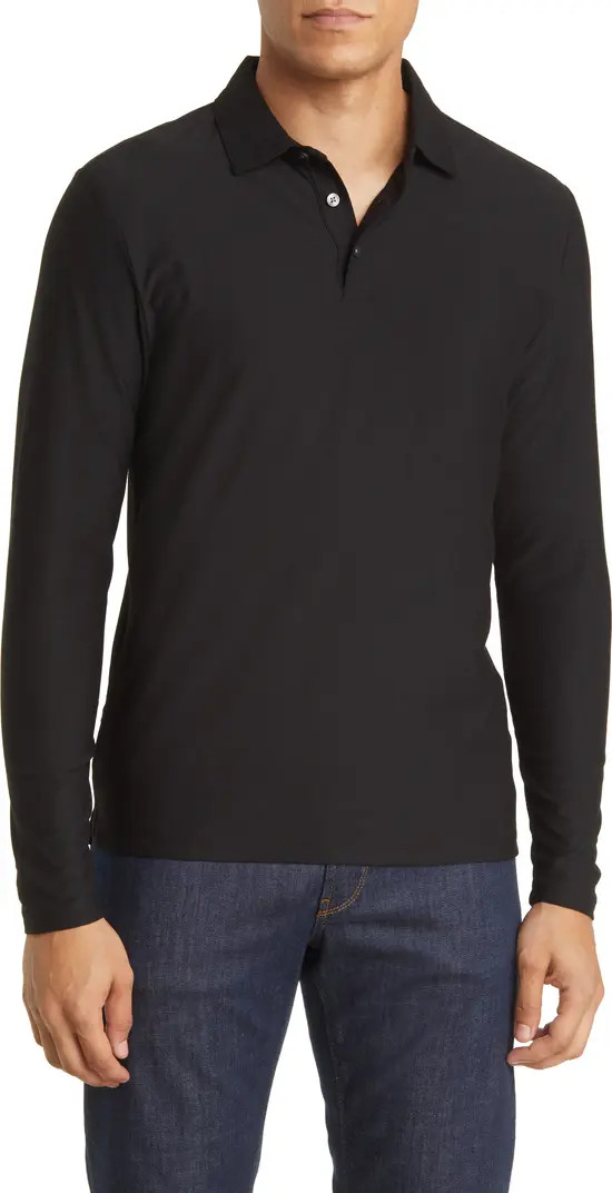 Robert Barakett Hickman Long Sleeve Polo | Nordstrom | Nordstrom