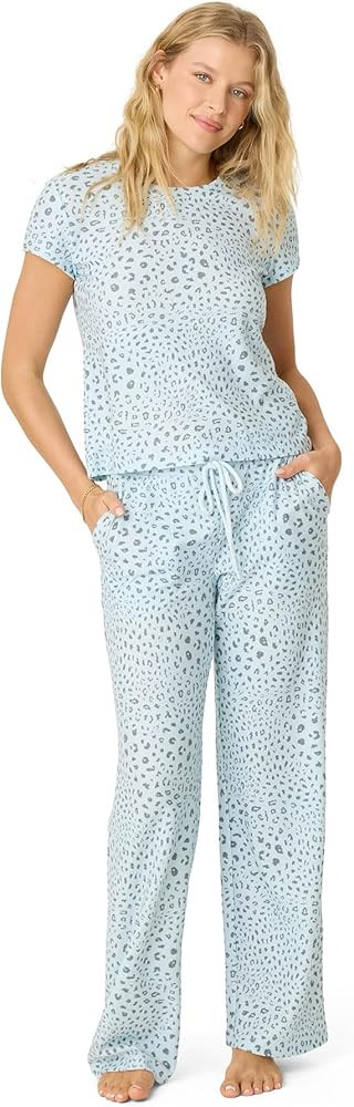 PJ Salvage Women's [Amazon Exclusive] Airy Waffle Pajama 2-piece Pj Set | Amazon (US)