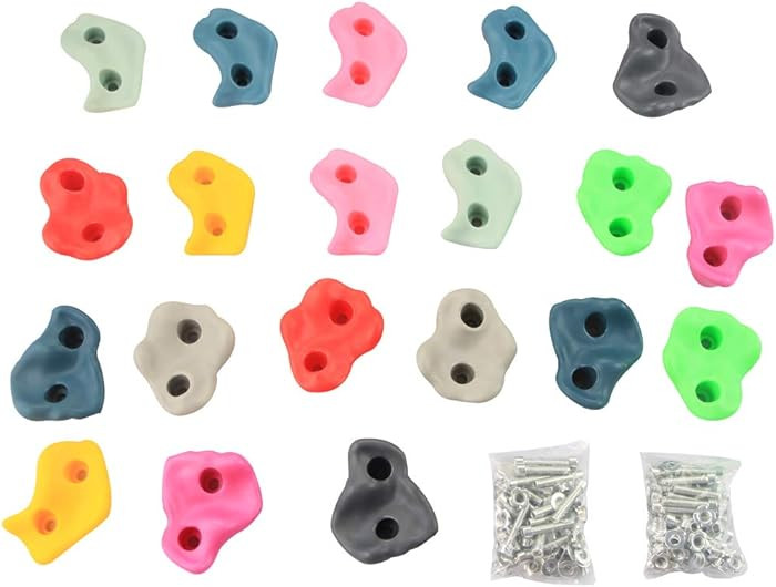 IFOYO Rock Climbing Holds, 20 Large Climbing Rocks for Indoor Outdoor Playground Set for Kids Ove... | Amazon (US)