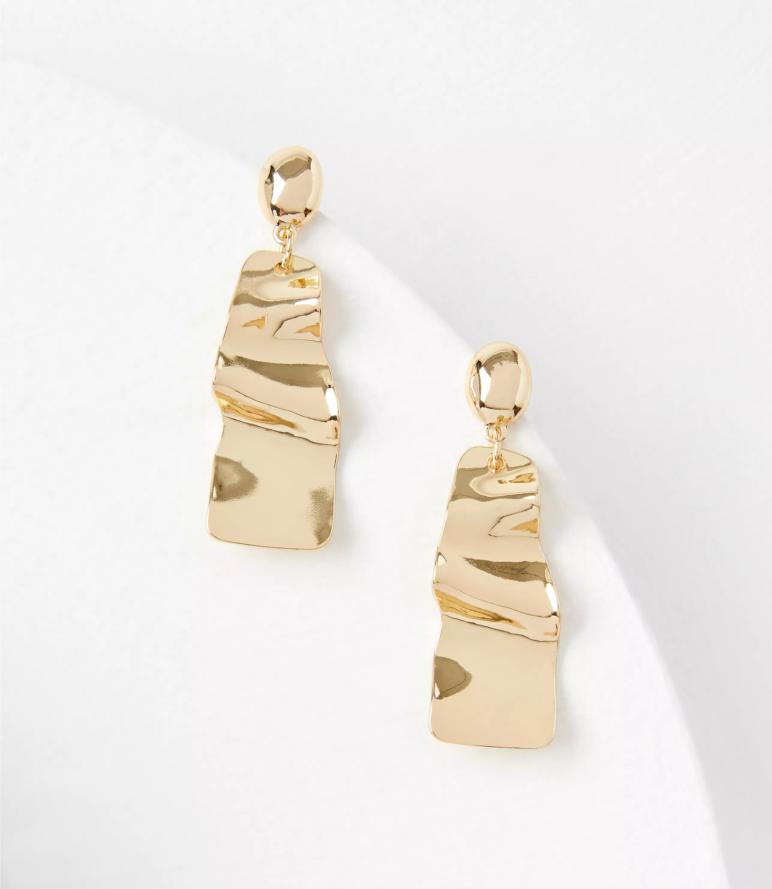 Fluid Linear Drop Earrings | LOFT