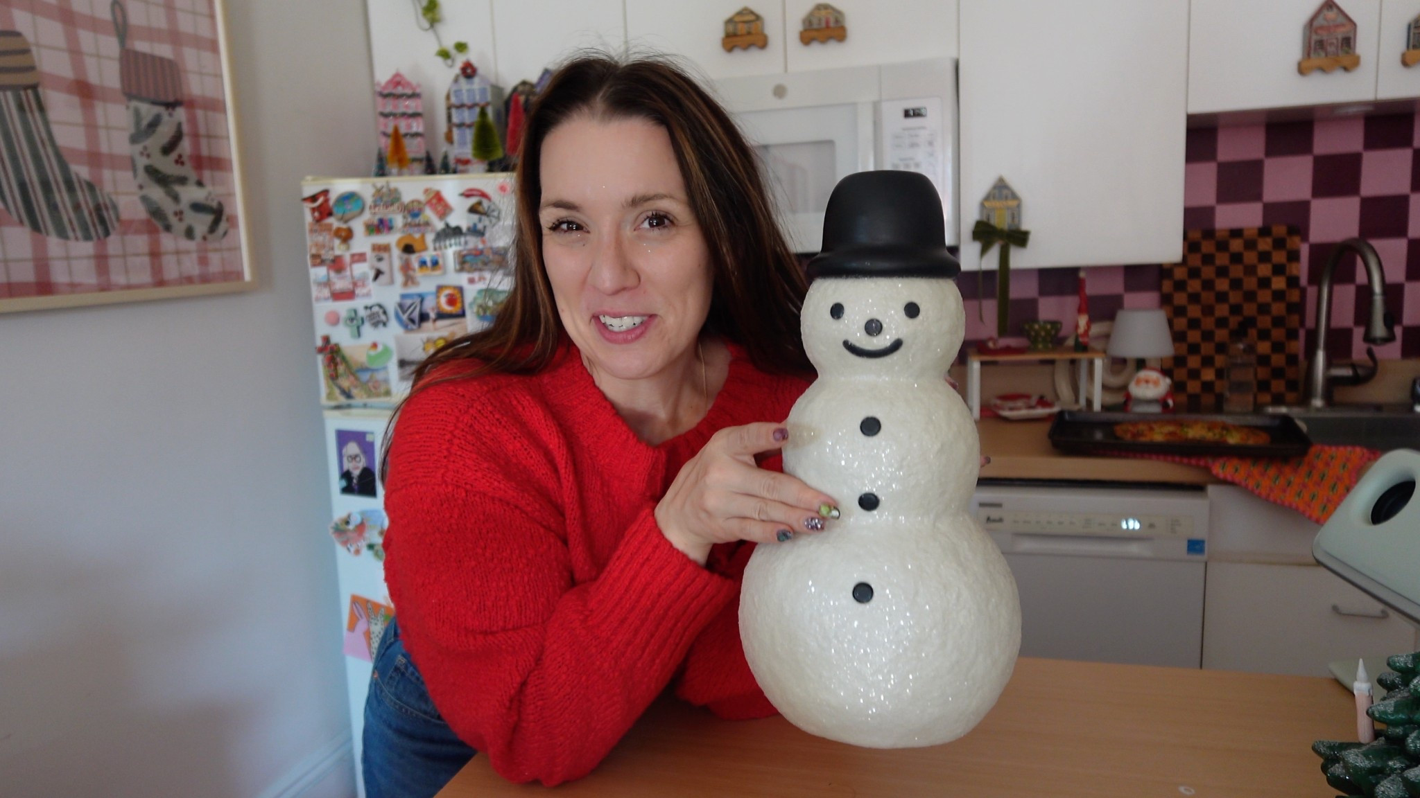 vintage inspired snowman blow mold 

#LTKHoliday