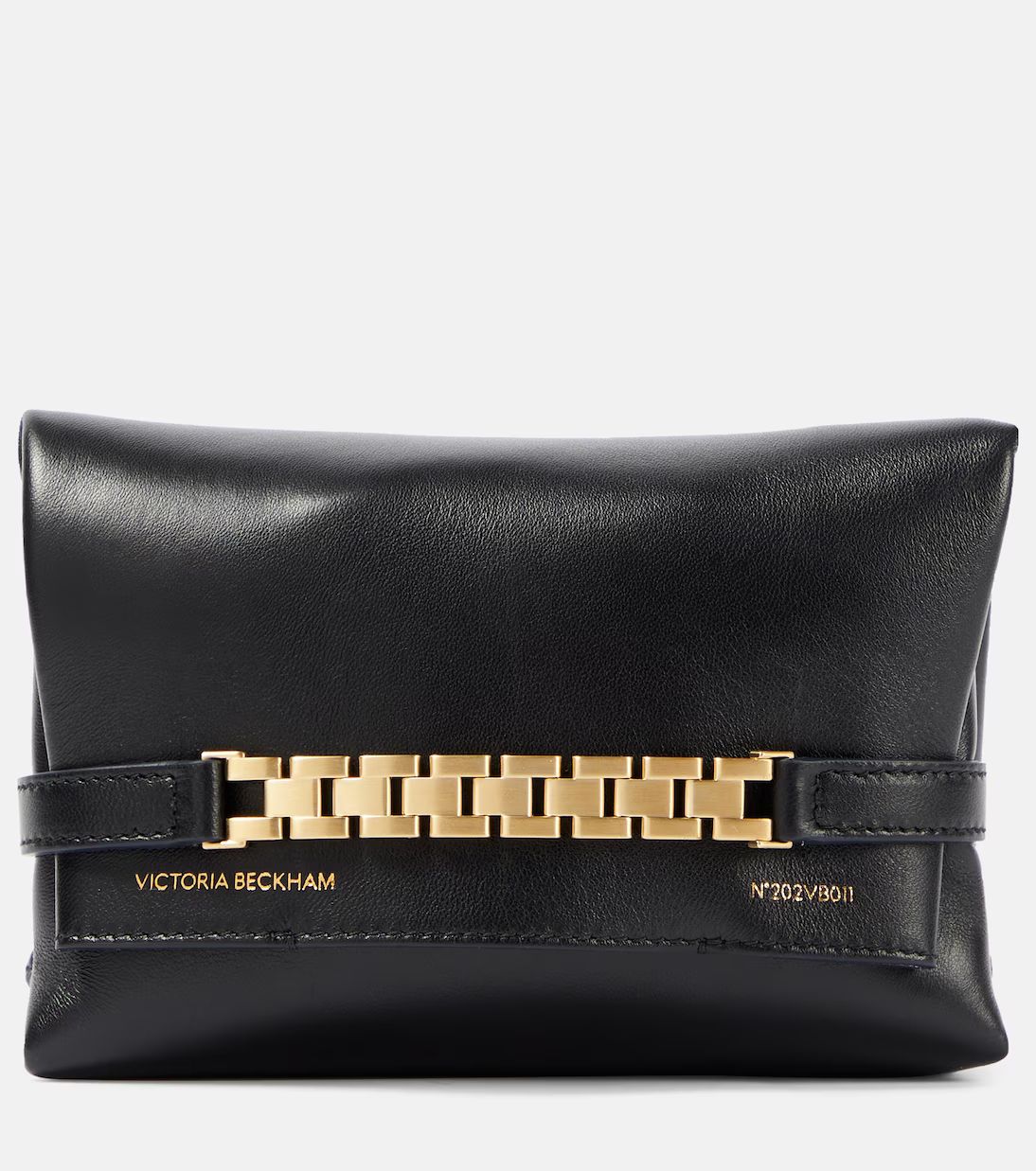 Chain Mini leather pouch with strap | Mytheresa (UK)