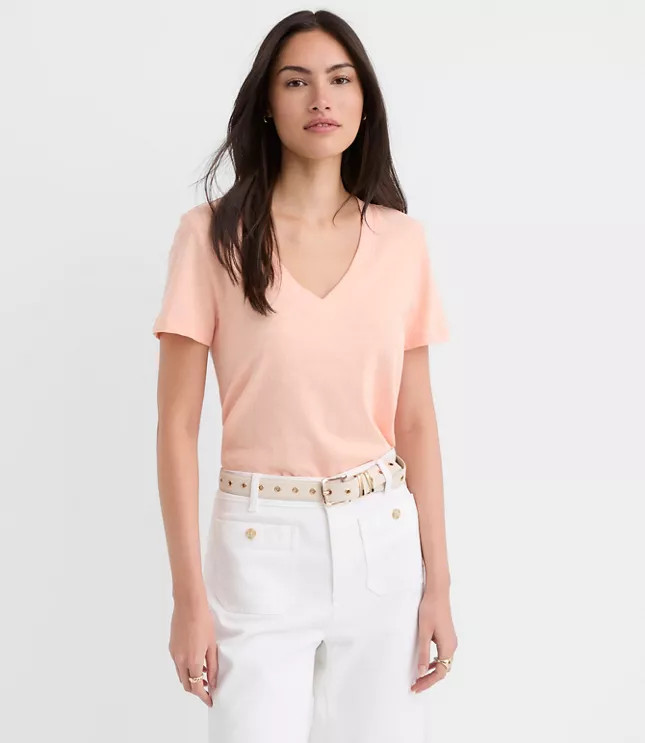 Everyday V-Neck Tee | LOFT
