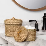 Woven Bath Storage Canister - Hearth & Hand™ with Magnolia | Target