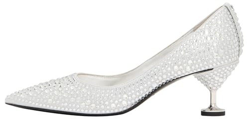 Kate Spade New York Garnish Pump, Silver, 7 | Amazon (US)