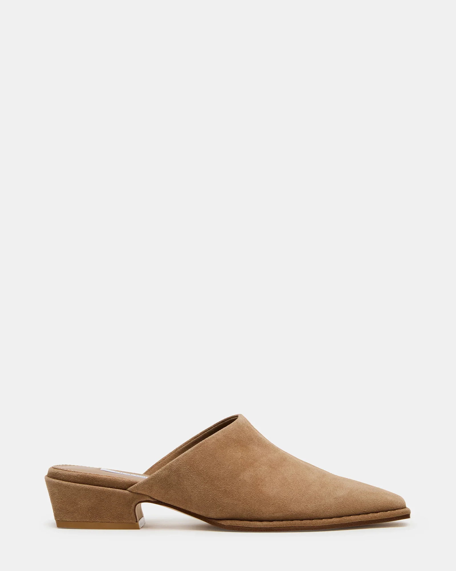 DESSA Tan Suede Pointed-Toe Mules | Women's Designer Flats | Steve Madden (Canada)