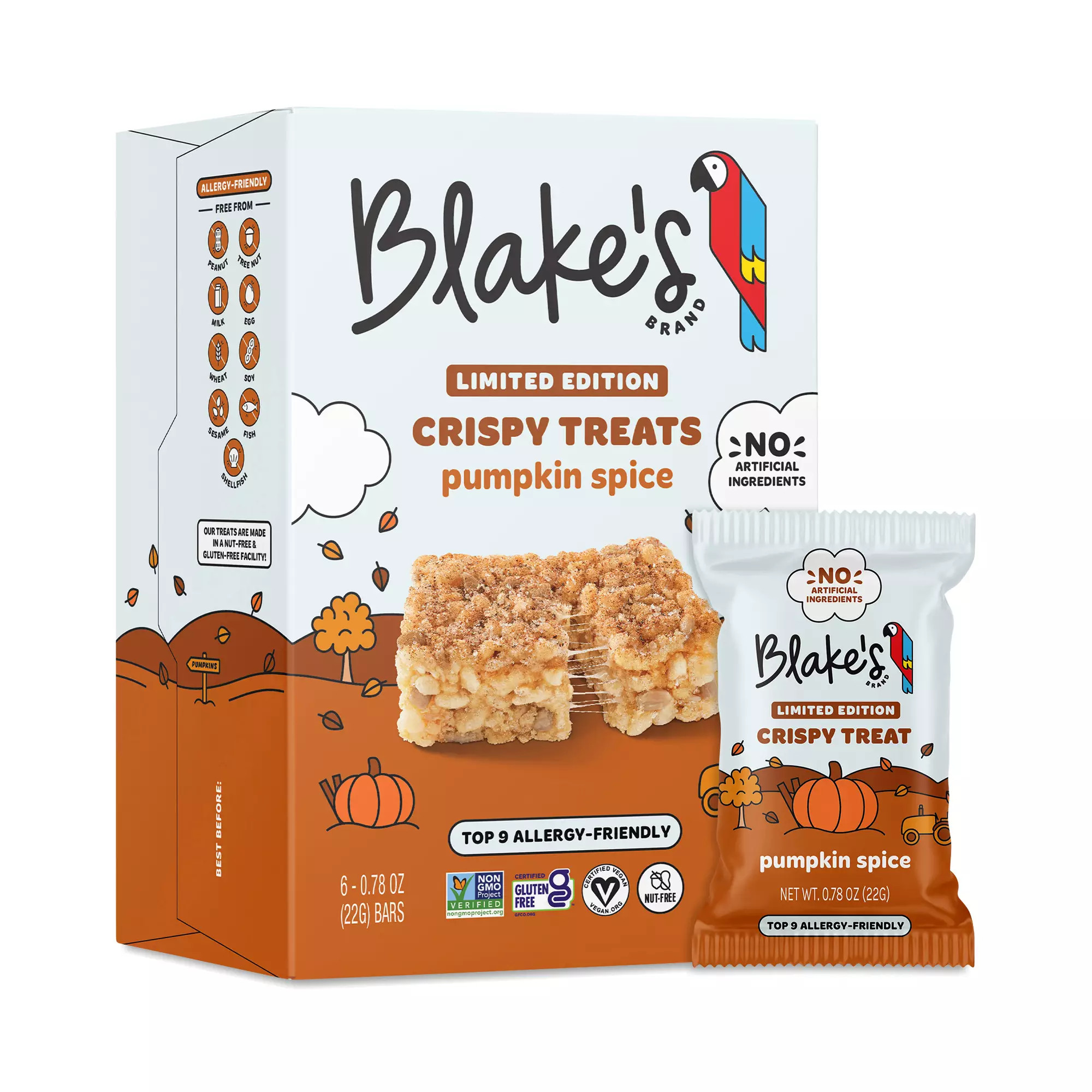 Blake's Seed Based, Crispy Treats, Pumpkin Spice | Thrive Market