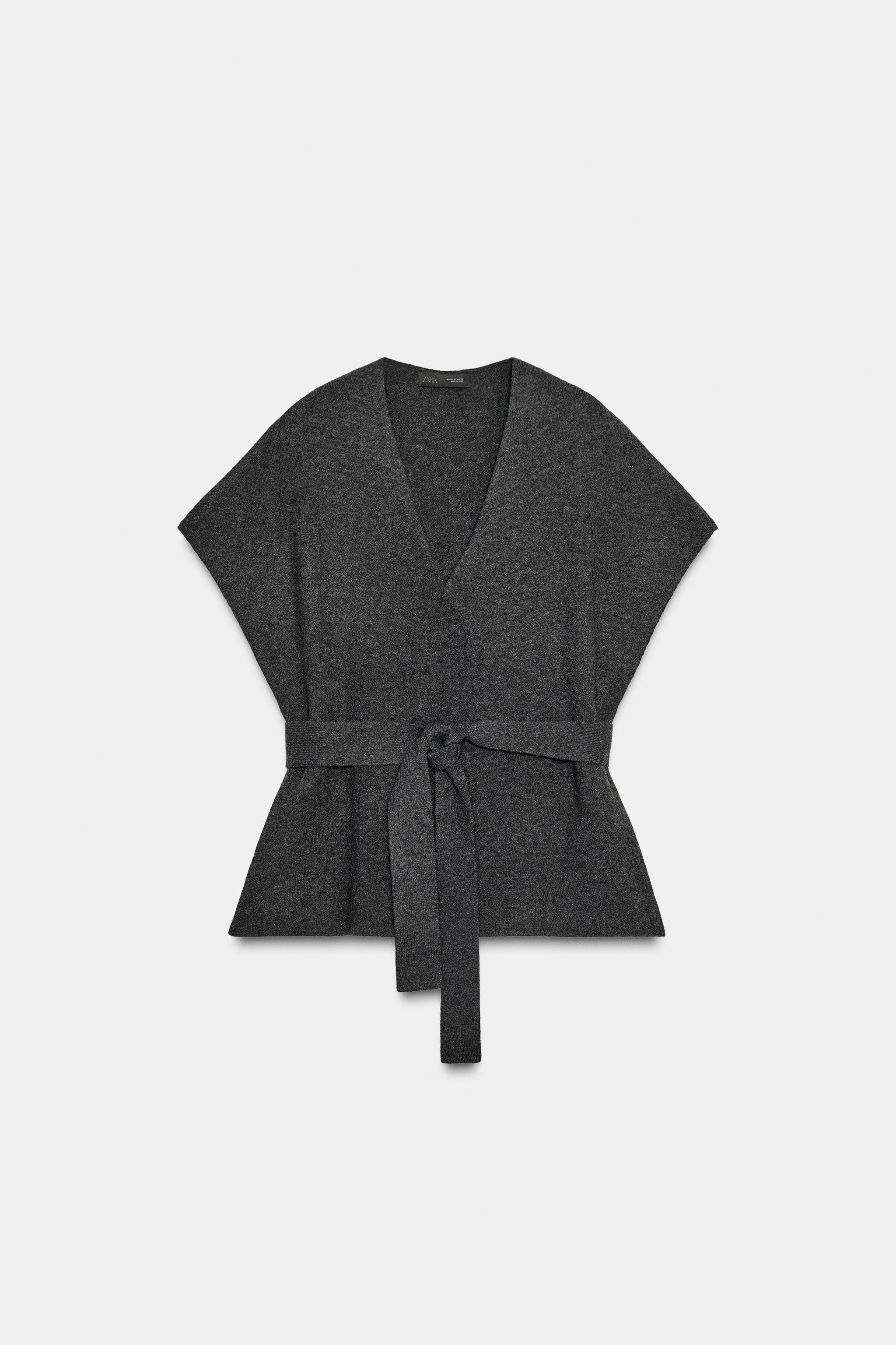 BELTED KNIT VEST | Zara Canada