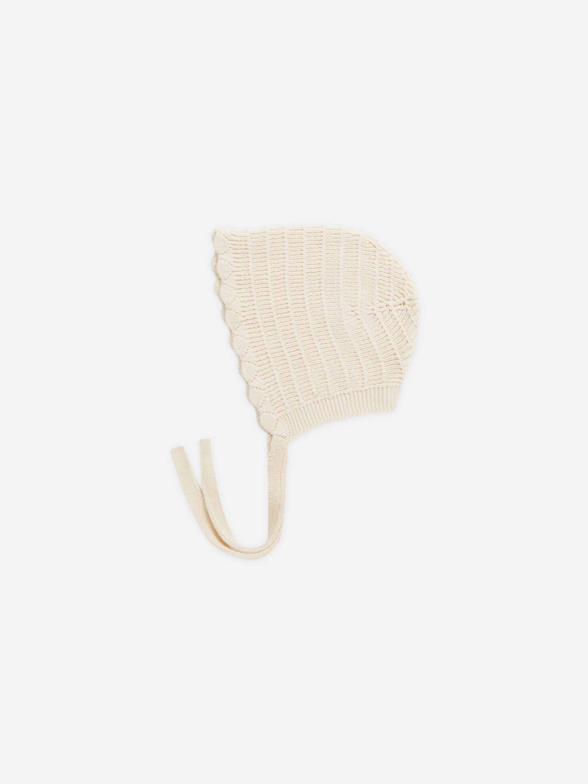 Knit Bonnet || Natural | Rylee + Cru