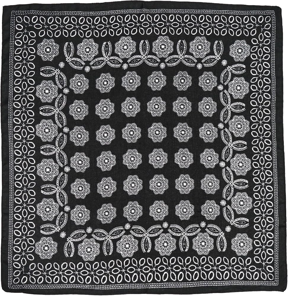 Scarf for Women, 27"x27" Large Bandana Scarf, Neck/Hair/Head Scarf for Women | Amazon (US)