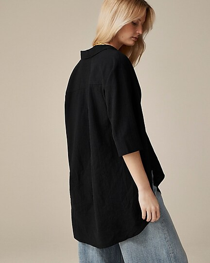 Popover shirt in airy gauze | J. Crew US