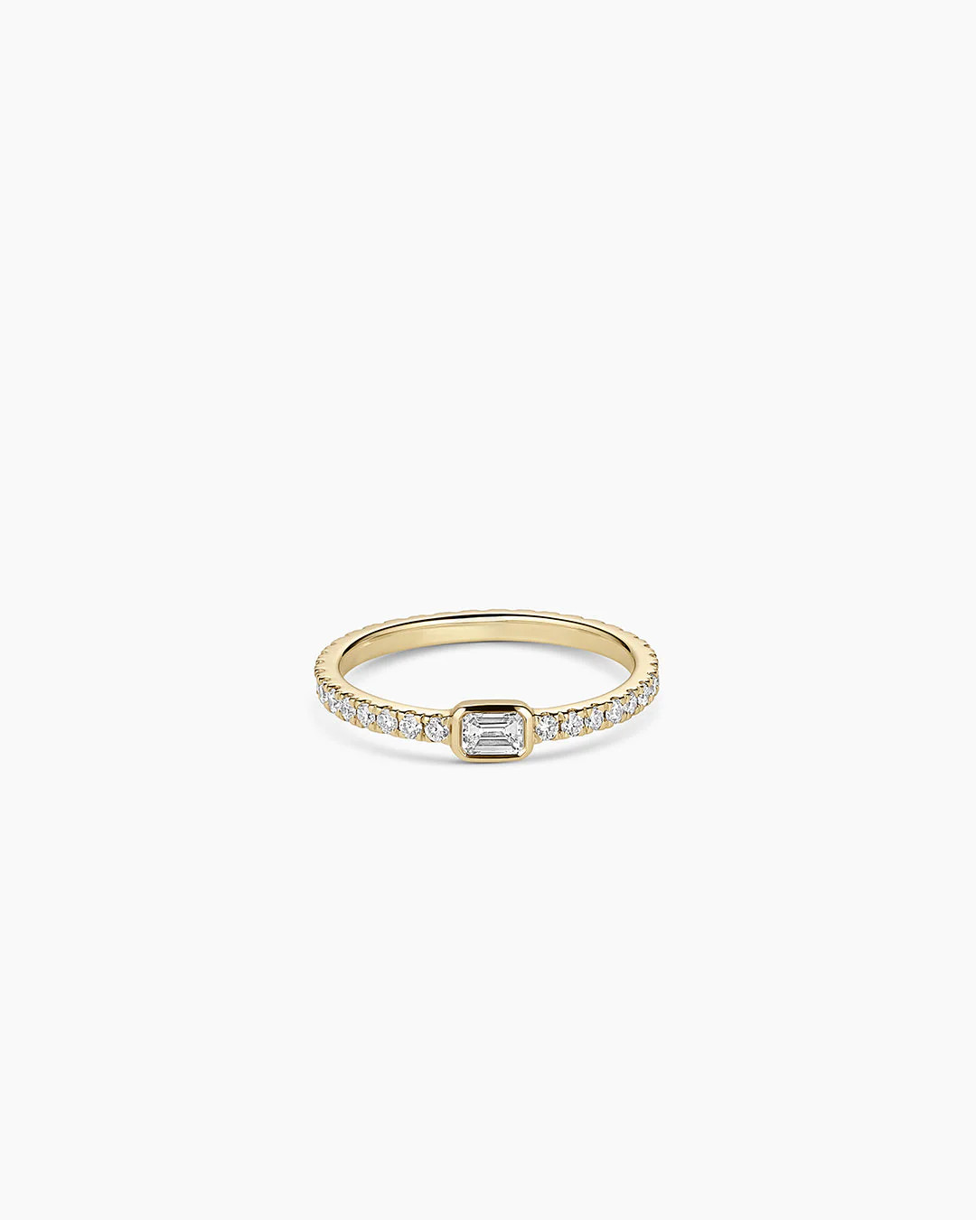 Lab Grown Diamond Emerald Eternity Ring | gorjana