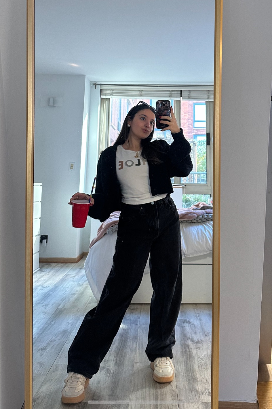 casual little ootd & coffee in a solo cup today! 

#LTKStyleTip #LTKSeasonal #LTKBeauty