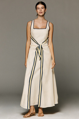 Sancia Phoebe Sleeveless Front-Tie Maxi Dress | Anthropologie (US)