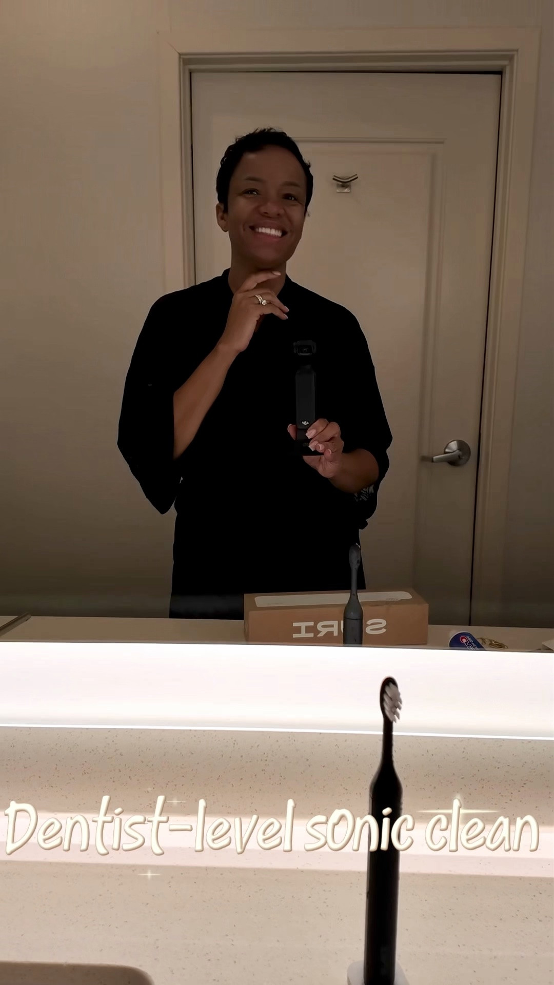Dentist level sonic clean electric toothbrush

#LTKgrwm #LTKdayinmylife #LTKBeauty
