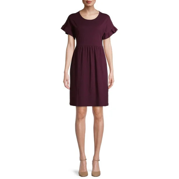 Time and Tru Women's Knit Babydoll Dress | Walmart (US)