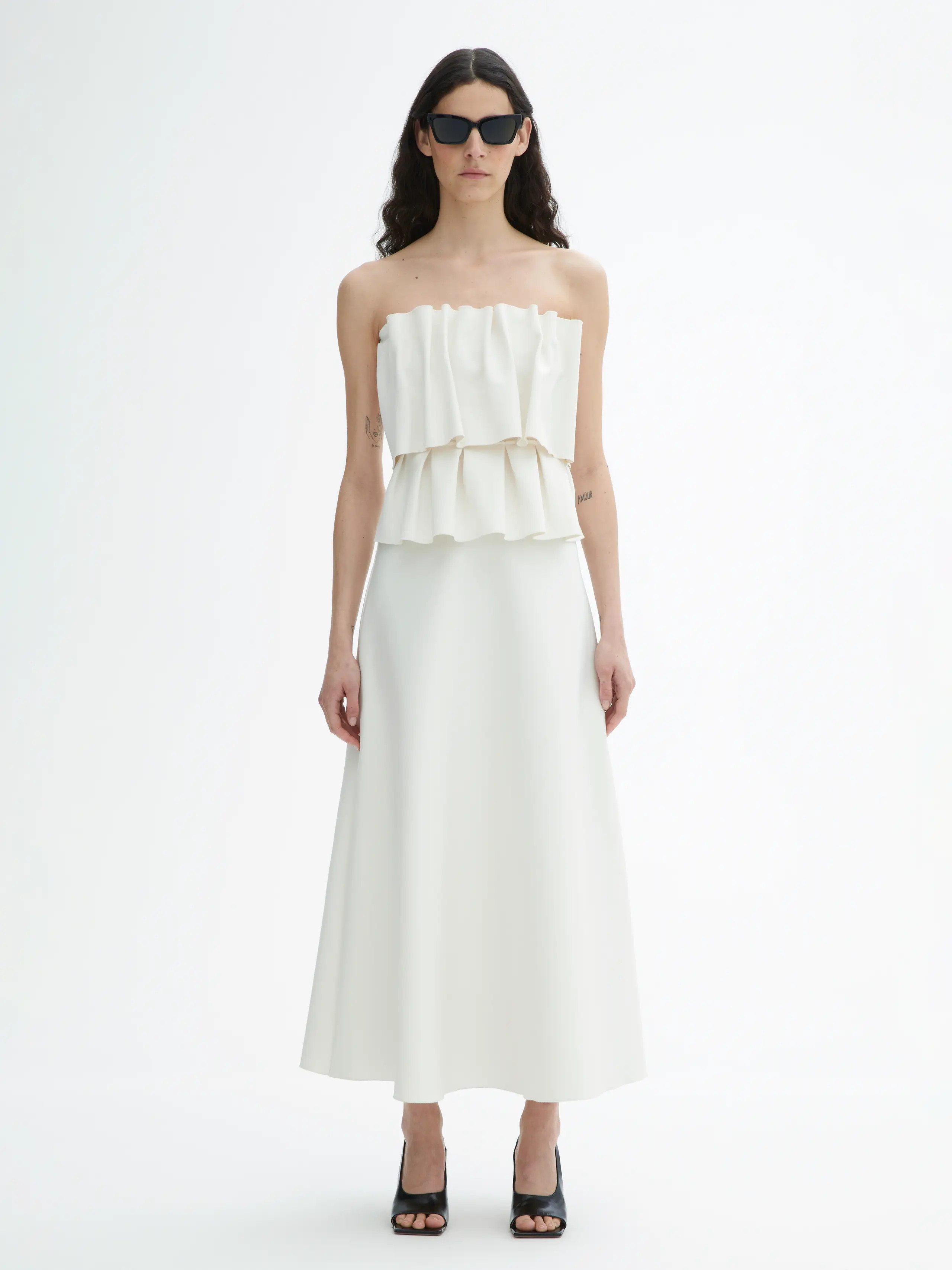 Sculpted tube dress | House of Dagmar