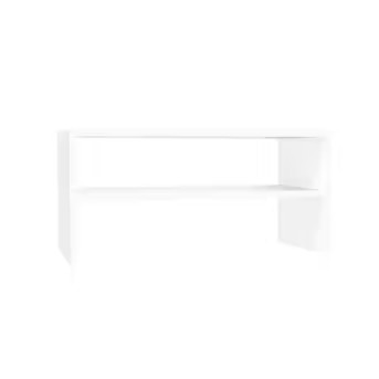 Style Selections 11.63-in H x 24-in W x 11.63-in D White Stackable Wood laminate Cube organizer L... | Lowe's