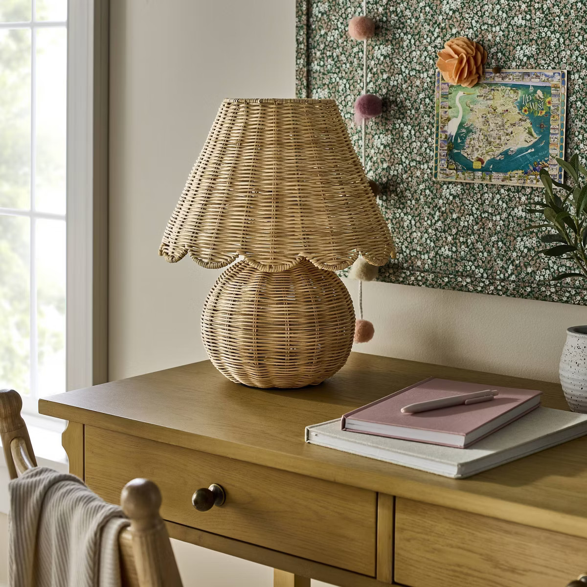 Table Lamp with Woven Base and Woven Shade - Threshold™ designed with Studio McGee | Target