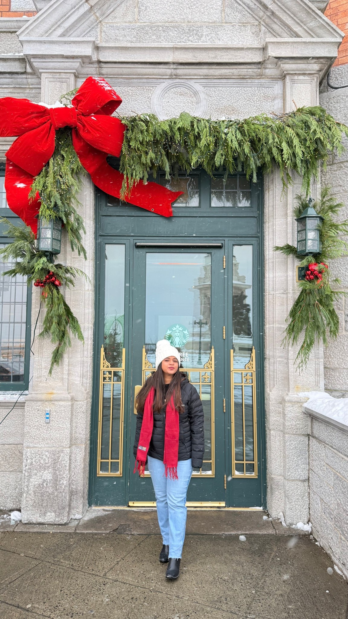 Winter layers done right ❄️🤍 Cozy beanie, warm puffer, and my go-to black boots — effortless, comfy, and perfect for chilly city days. Linked all my winter essentials on LTK!

#LTKTravel #LTKValentine #LTKootd