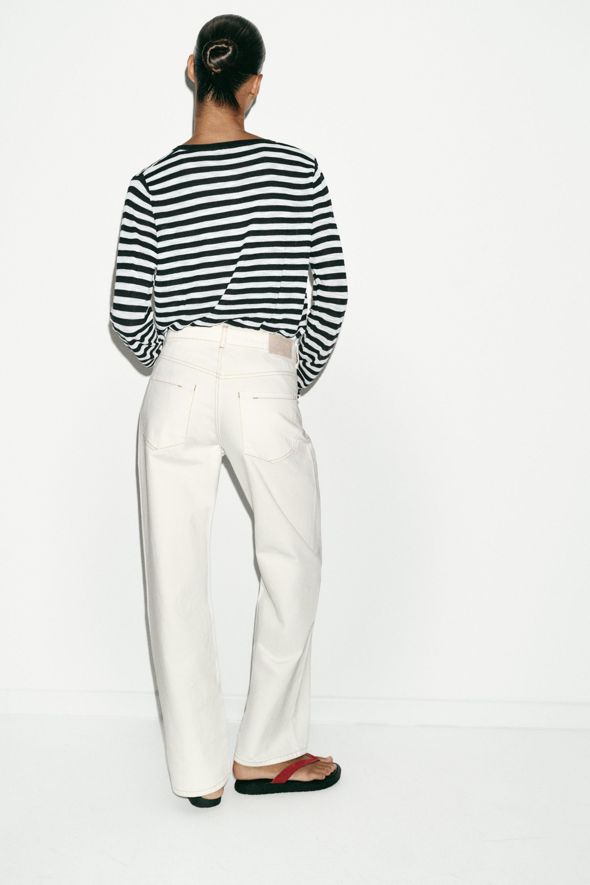 JEANS Z1975 STRAIGHT HIGH-WAIST LONG LENGTH | Zara UK