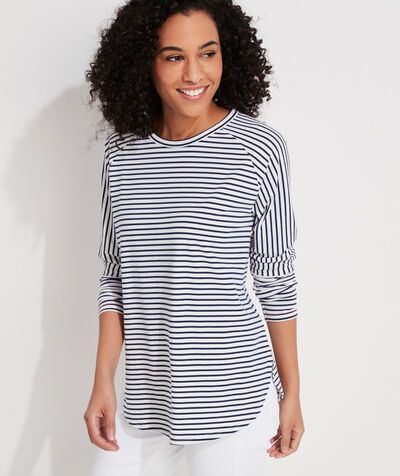 Edgartown Striped Knit Top | vineyard vines