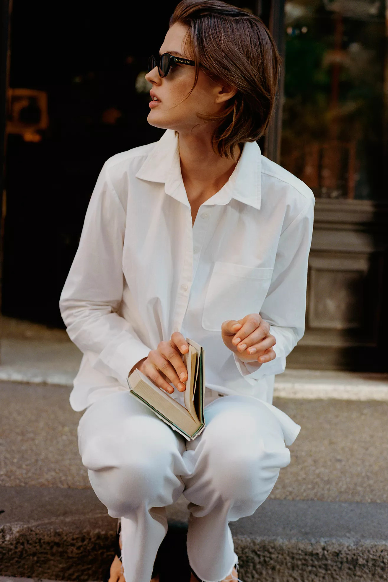 Bennet Buttondown Shirt by Maeve | Anthropologie (US)