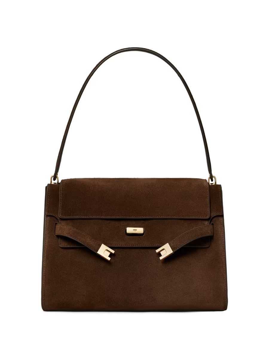 Lee Radziwill Large Suede Shoulder Bag | Saks Fifth Avenue