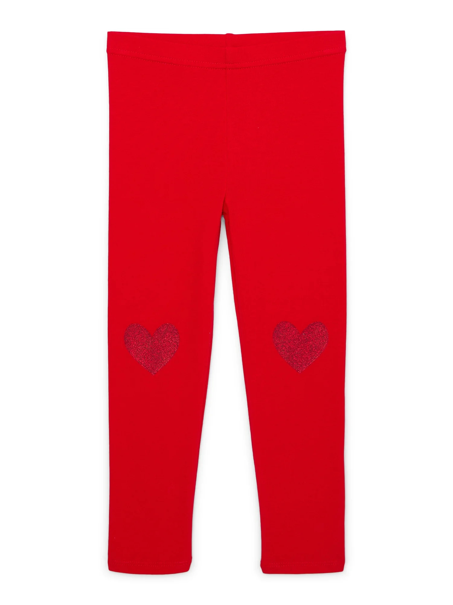 Way To Celebrate Toddler Girl Valentine's Day Heart Leggings, Sizes 12M-5T | Walmart (US)