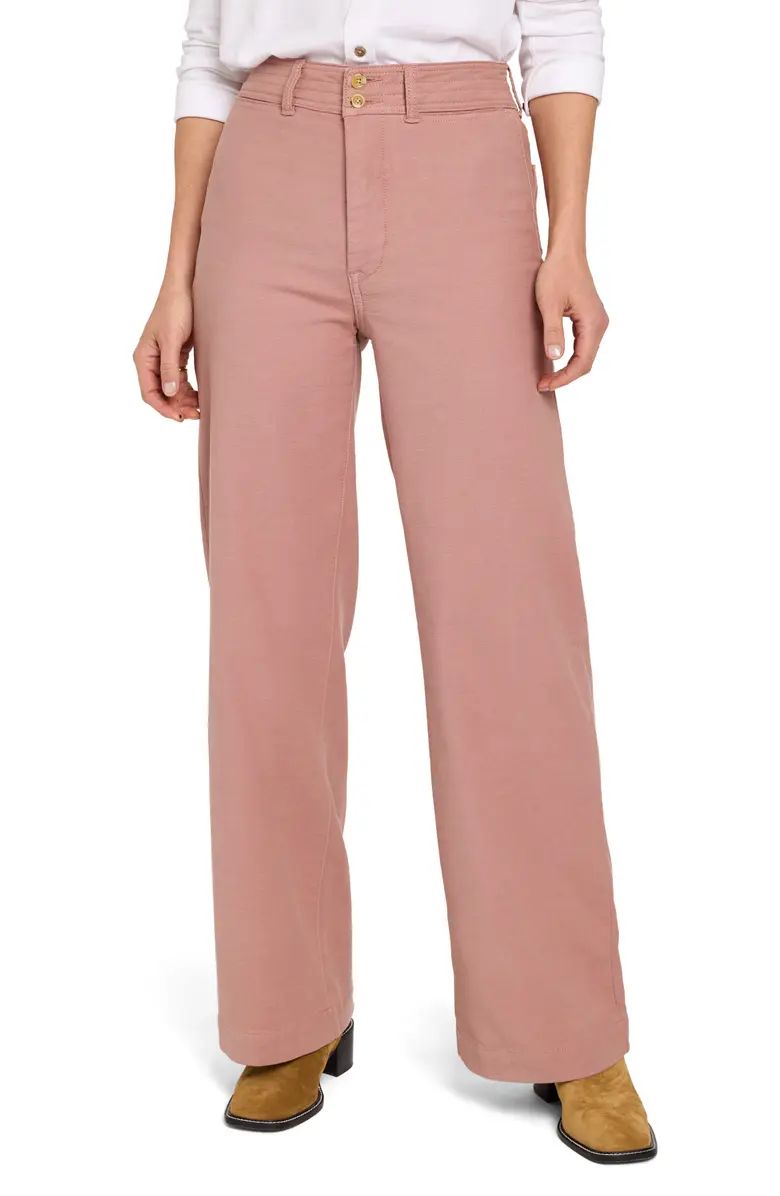 Harbor Stretch Terry Wide Leg Pants | Nordstrom