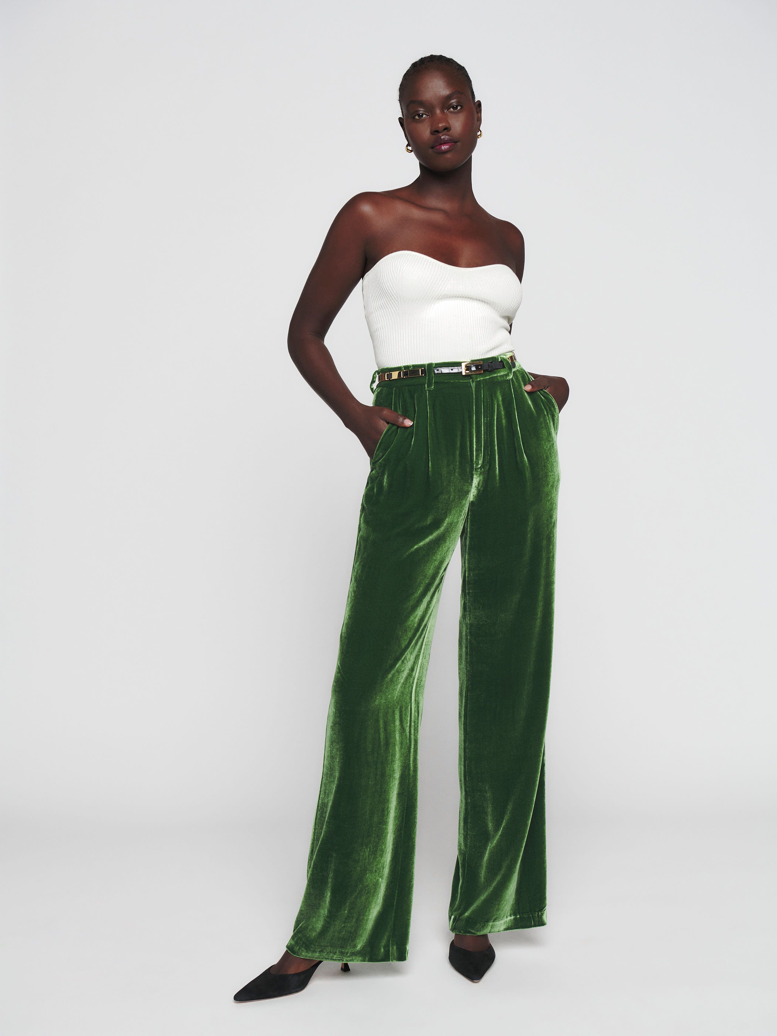 Wes Velvet Pant | Reformation (US & AU)