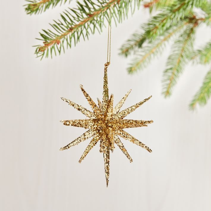 Celestial Burst Ornament – Gold | West Elm (US)