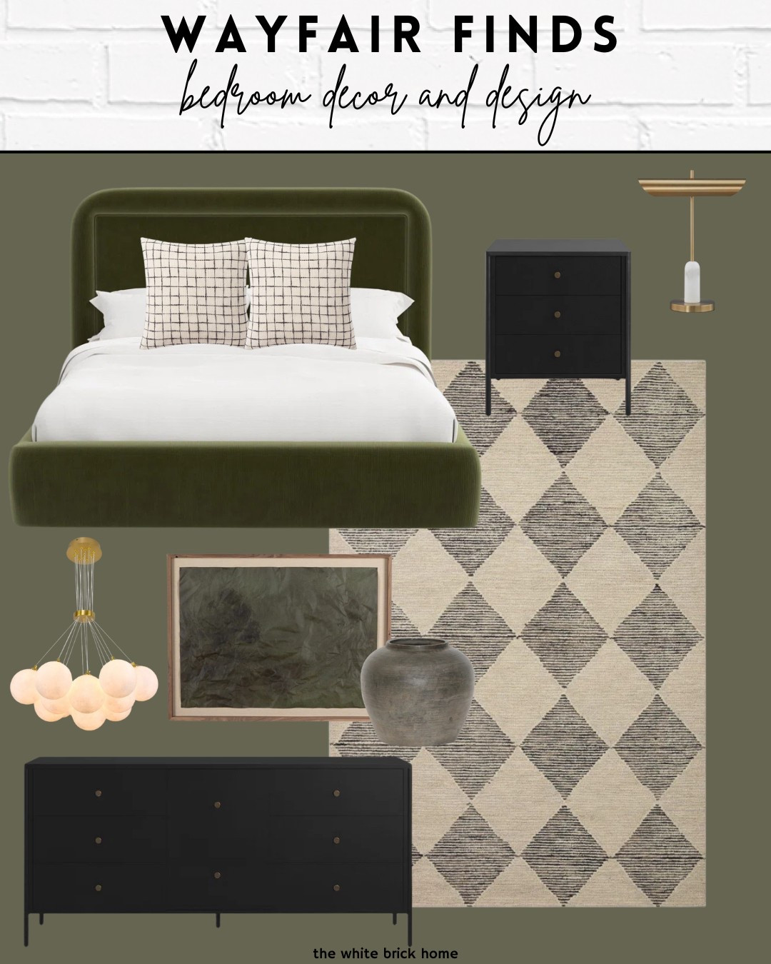 A beautiful green bedroom design that is sophisticated with modern lighting!

Bed, bedroom, bedroom decor, bedroom design, bedroom inspiration, bedroom mood board, Wayfair, Wayfair bedroom, Wayfair bedroom furniture, bedroom rug, area rug, table lamp, chandelier, bedroom lighting, wall art, dresser, nightstand, bedroom decor, bedroom ideas, home decor, home design, bedroom theme, bedroom accessories, home decor, home accessories, throw pillows, loloi rug, Wayfair 

#LTKOver40 #LTKHome #LTKSaleAlert