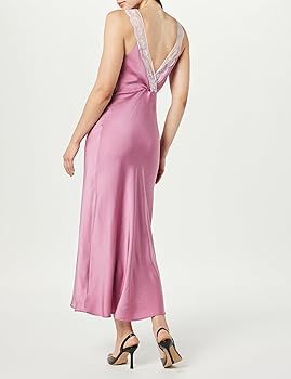 The Drop Women's Valentina Lace-Trimmed Slip Dress | Amazon (US)