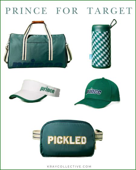 The new prints for target Pickleball line has just dropped, and it’s so good! The green checkered, Bluetooth portable speaker, a pickleball fanny pack, a sporty duffel bag, visors hats,
and more.

#PickleballAccessories #SportyAccessories #Activewear #GymBag #TennisOutfit #PickleballOutfit 

#LTKfindsunder50 #LTKActive #LTKfitness
