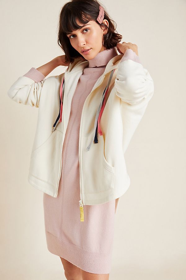 Danielle Fleece Zip-Up Hoodie | Anthropologie (US)